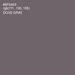 #6F6469 - Dove Gray Color Image